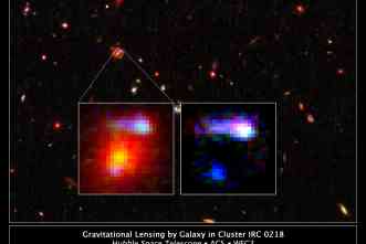 Cosmic magnifying glass: Team finds the most distant 'lensing galaxy' yet