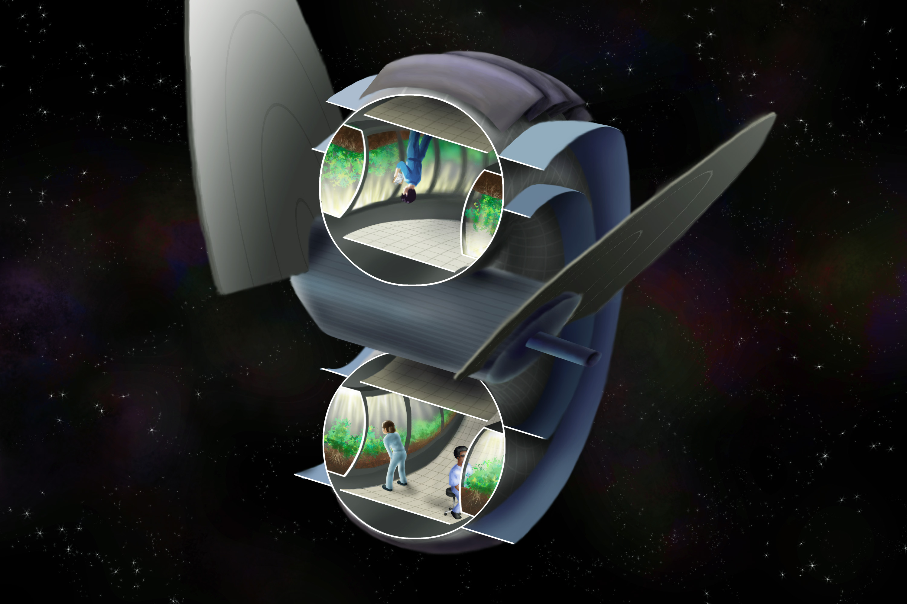 illustration of spacecraft